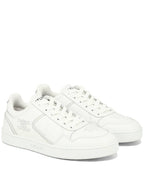 CELINE logo on leather low top sneakers white