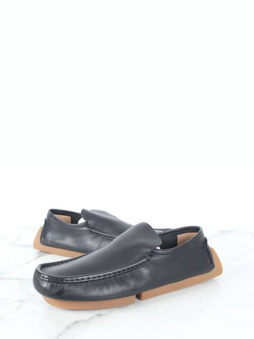 Bottega Veneta Leather driving loafers black 42 5 275