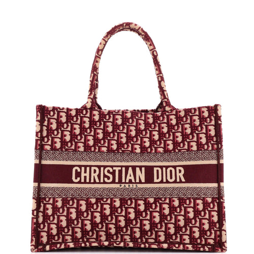 Dior Book Tote Oblique Canvas Medium