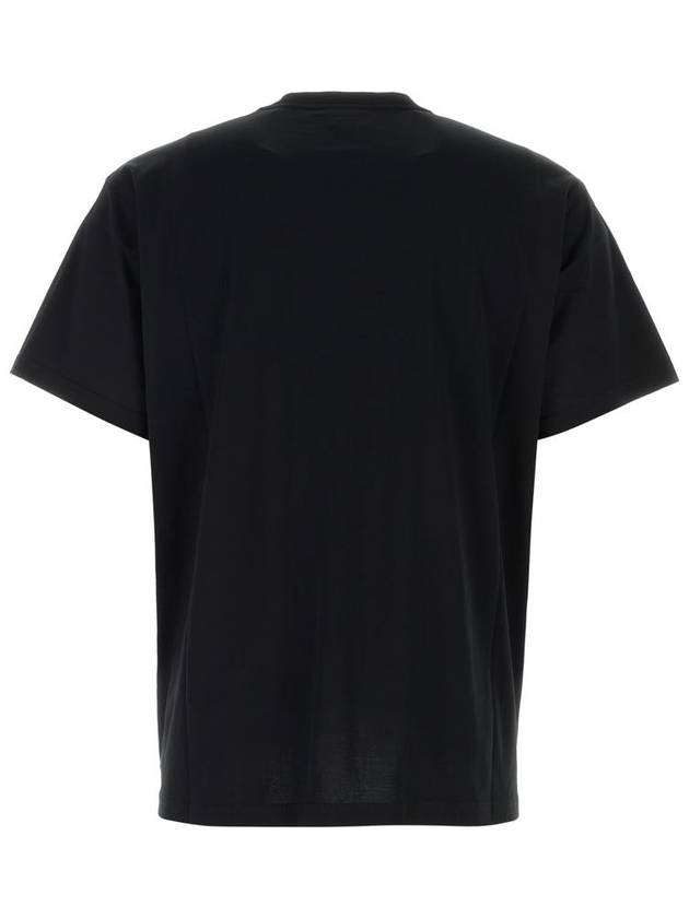 Burberry Logo Print Cotton Short Sleeve T-Shirt Black