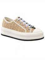 Walk'n' Platform Low Top Sneakers Beige Dior