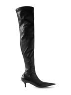 Balenciaga Avenue Nappa Leather Long Boots Black