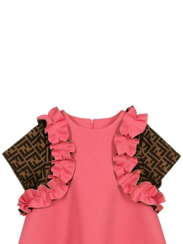 Fendi Kids Women s Ruffle One Piece JFB409 A8LG F18B2