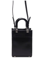 Fendi Sunshine Shopper Small Leather Tote Bag Black