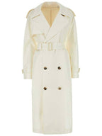 Burberry doublebreasted belted trench coat