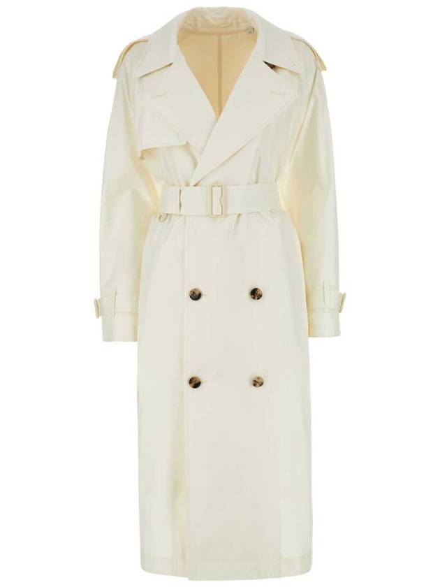 Burberry doublebreasted belted trench coat
