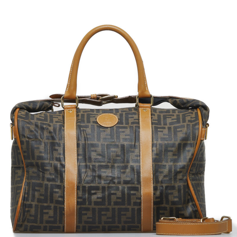 Fendi Zucca Boston Bag - '10s