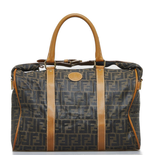 Fendi Zucca Boston Bag - '10s