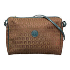 Fendi Zucchino Canvas Shoulder Bag - '10s