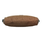 Fendi Zucchino Canvas Shoulder Bag - '10s