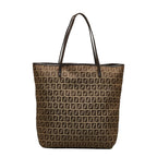 Fendi Fendi Shoulder Bag Canvas/Leather Brown  Fendi