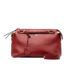 Fendi By the Way Handbag Shoulder Bag 2WAY 8BL124 Red Leather Women's