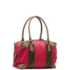 Fendi Zucca PVC Canvas Handbag 8BL095