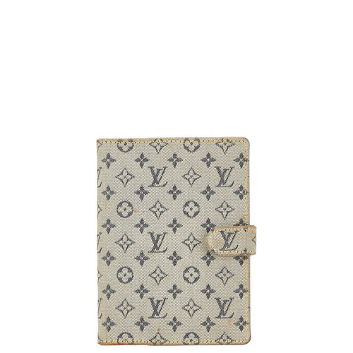 Louis Vuitton Canvas and Leather Agenda PM Notebook Cover R20910 in New Condition