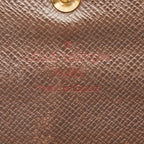 Louis Vuitton Damier Portefeuille Sarah Long Wallet N61734 Brown PVC Leather in New Condition