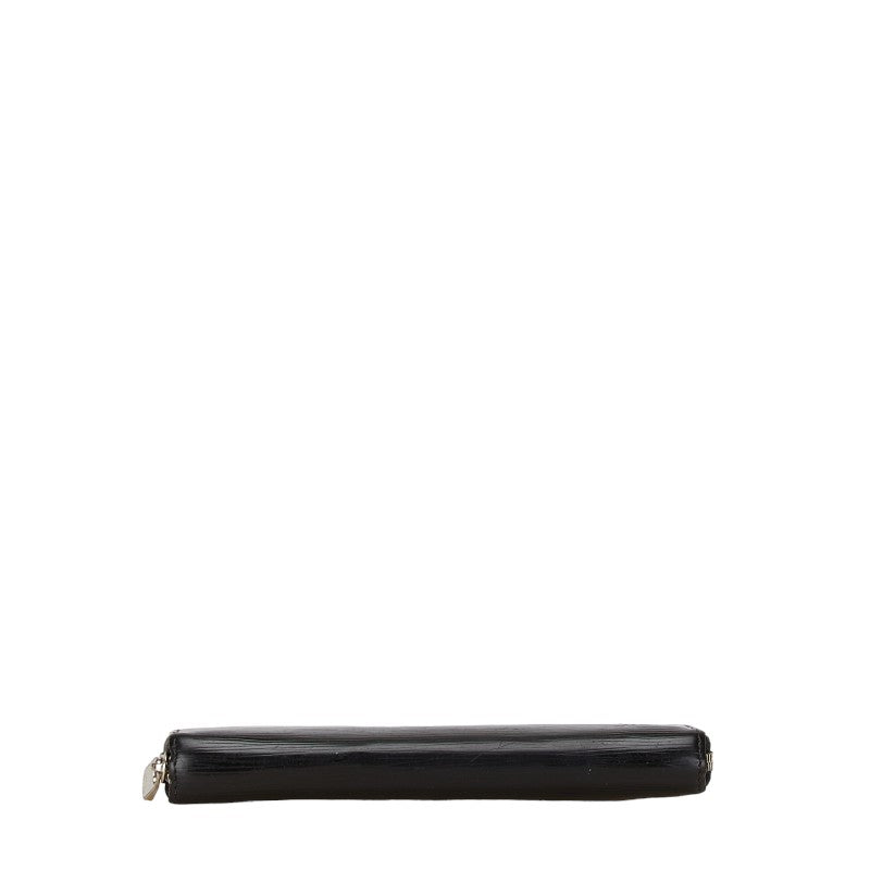 Louis Vuitton Epi Zippy Wallet Black Leather