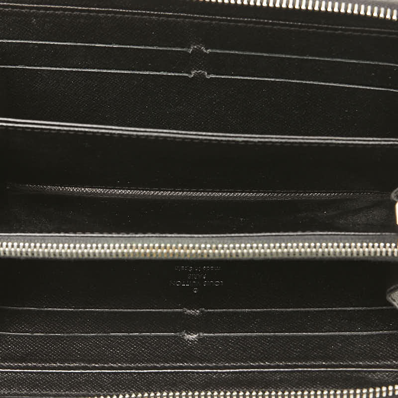 Louis Vuitton Epi Zippy Wallet Black Leather