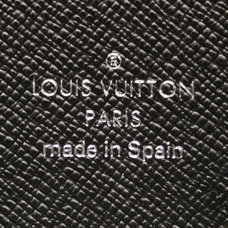Louis Vuitton Epi Zippy Wallet Black Leather