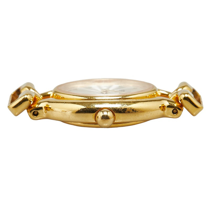 Fendi Stainless Steel Leather Quartz Watch 640L