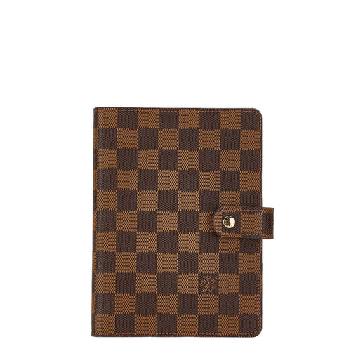 Louis Vuitton Damier Agenda MM Leather Notebook Cover R20240