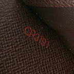 Louis Vuitton Damier Portefeuille Sarah Long Wallet N61734 Brown PVC Leather in New Condition