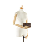 Louis Vuitton Damier Portefeuille Sarah Long Wallet N61734 Brown PVC Leather in New Condition