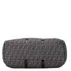 Fendi Zucca Wool Leather Boston Bag 15611