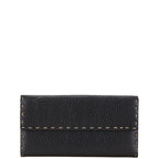 Fendi Selleria Stitch Leather Wallet