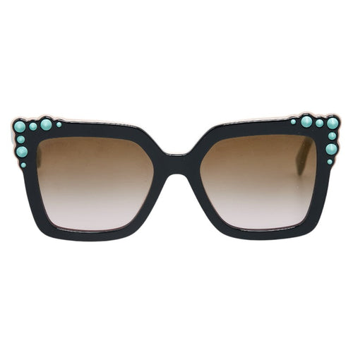 Fendi Can Eye Sunglasses Black Plastic