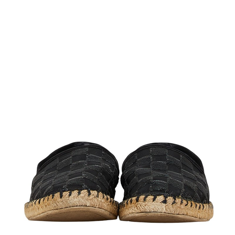 Louis Vuitton Espadrille Damier Nylon Slip-on Sneakers