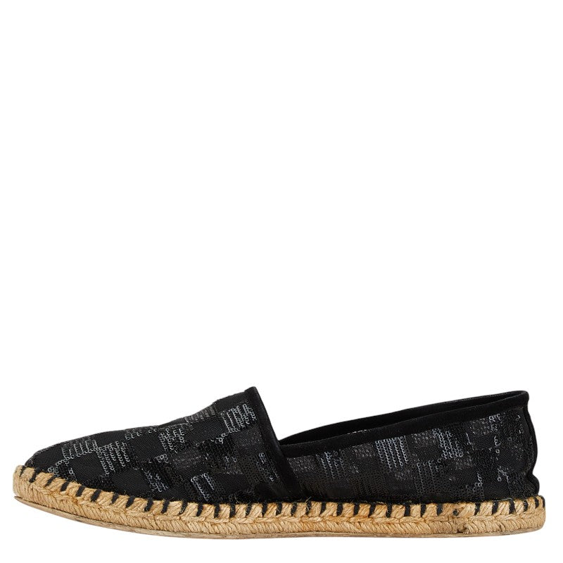 Louis Vuitton Espadrille Damier Nylon Slip-on Sneakers