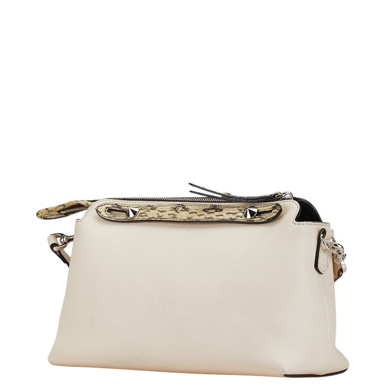 Fendi By The Way Medium Leather Python Handbag