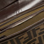 Fendi Zucca Canvas Leather Bifold Wallet