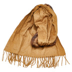 Fendi Cashmere Fur Fringe Scarf