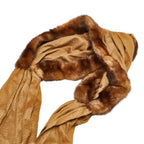 Fendi Cashmere Fur Fringe Scarf