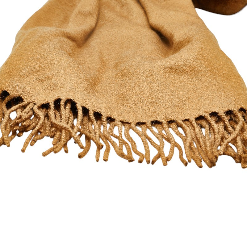 Fendi Cashmere Fur Fringe Scarf