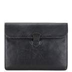 Fendi Leather Clutch Bag Black