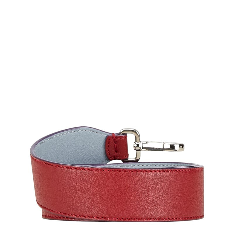 Fendi Leather Strap You Tricolor Shoulder Strap