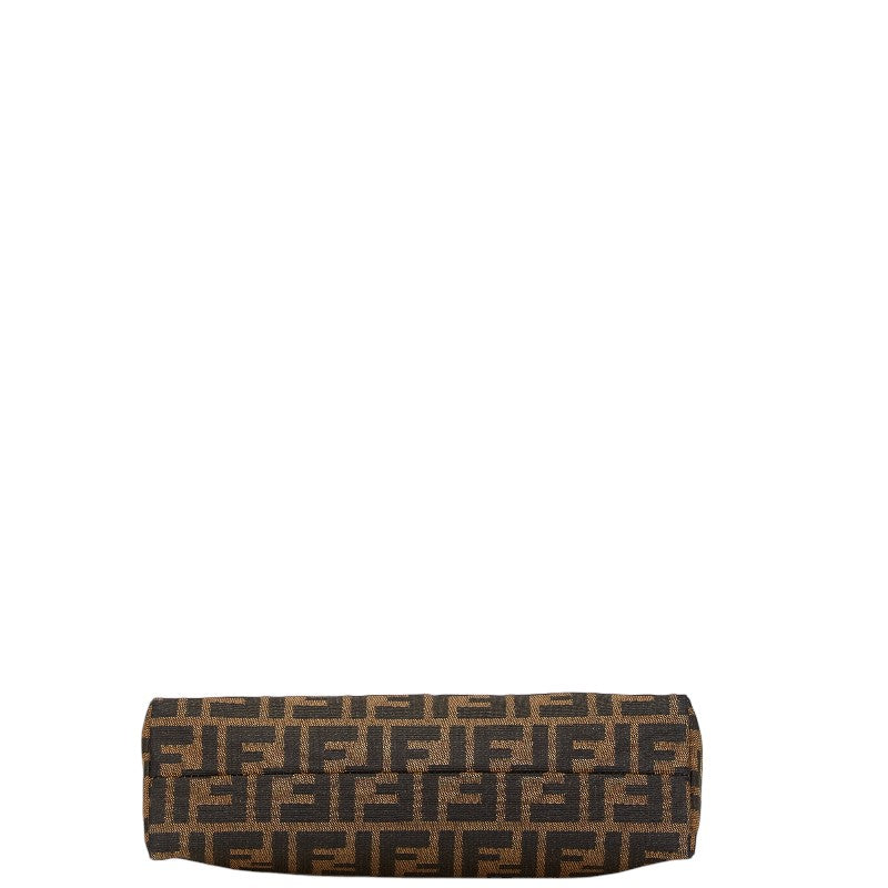 Fendi Mamma Bucket Handbag Canvas Leather