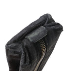 Fendi Zucca Canvas Coin Case Black