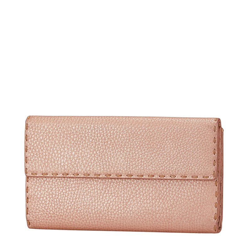 Fendi Selleria Leather Long Wallet