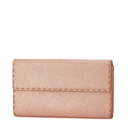 Fendi Selleria Leather Long Wallet
