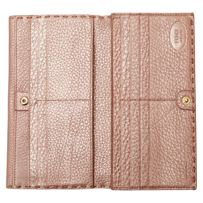 Fendi Selleria Leather Long Wallet