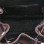 Gucci Bamboo Nylon Leather Backpack