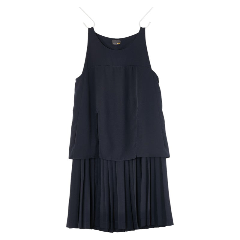 Fendi Sleeveless Dress Black Polyester