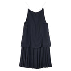 Fendi Sleeveless Dress Black Polyester