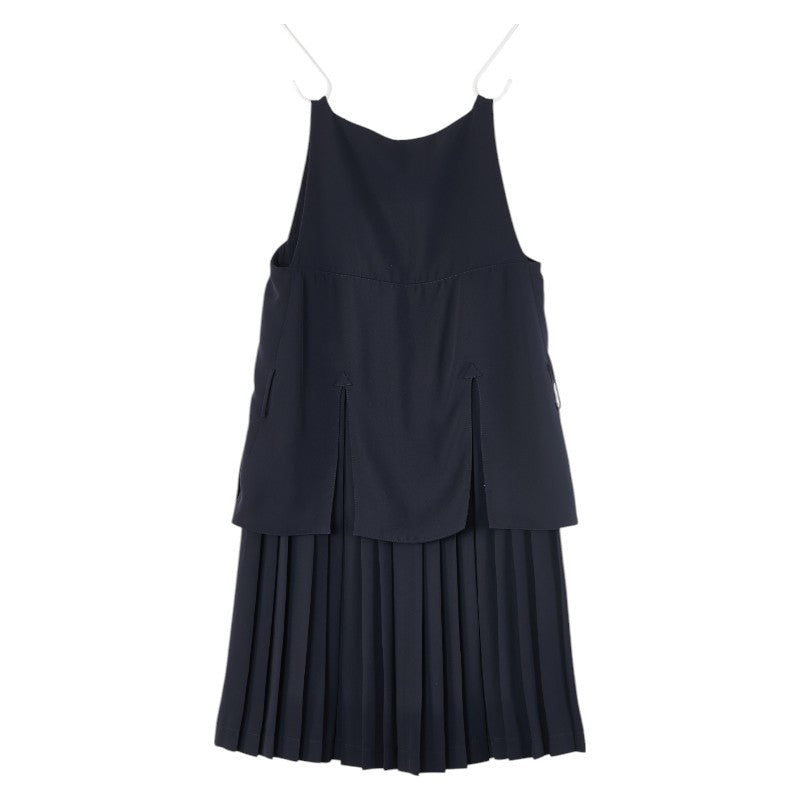 Fendi Sleeveless Dress Black Polyester