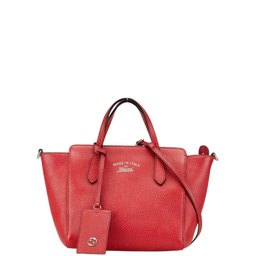 Gucci Swing Leather 2way Bag