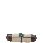 Gucci Interlocking G Sherry Line Canvas Leather Shoulder Bag