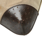 Gucci Interlocking G Sherry Line Canvas Leather Shoulder Bag